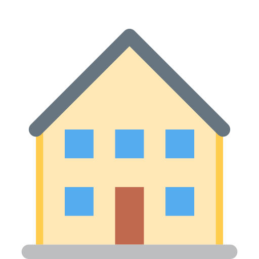 House as drawn by Twitter / X in Twemoji 2.1