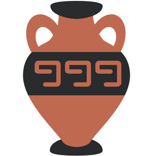 Amphora as drawn by Twitter / X in Twemoji 2.1