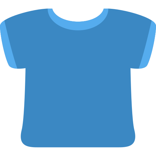 Camiseta as drawn by Twitter / X in Twemoji 2.1