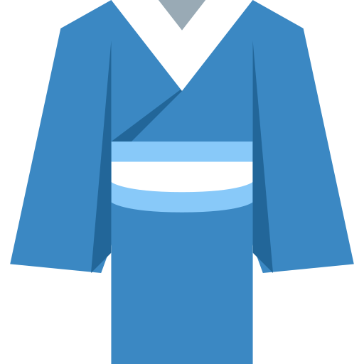 Kimono as drawn by Twitter / X in Twemoji 2.1