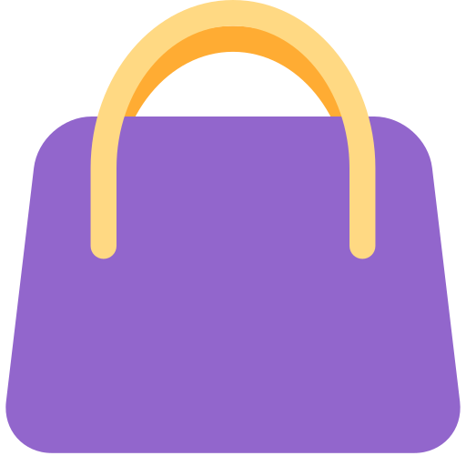 Handbag as drawn by Twitter / X in Twemoji 2.1