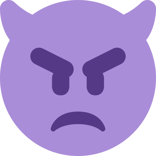 Angry Face with Horns, the design in this release