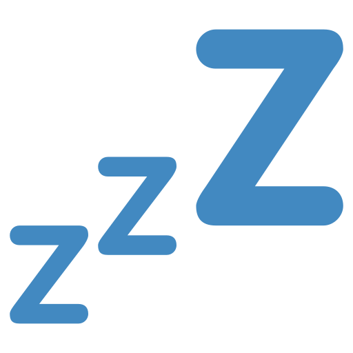 ZZZ as drawn by Twitter / X in Twemoji 2.1