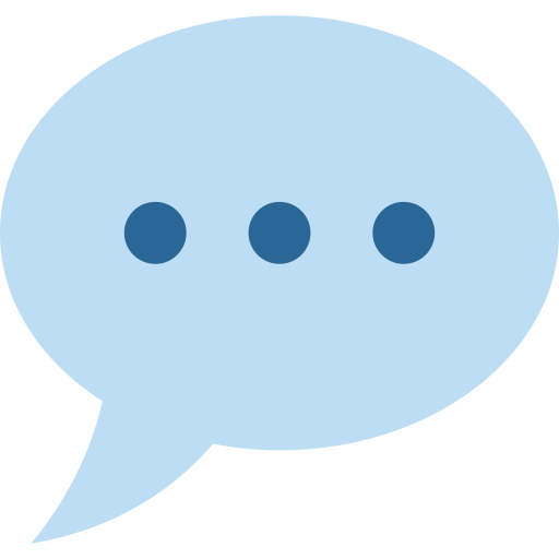 Speech Balloon as drawn by Twitter / X in Twemoji 2.1