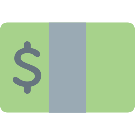 Dollar Banknote as drawn by Twitter / X in Twemoji 2.1