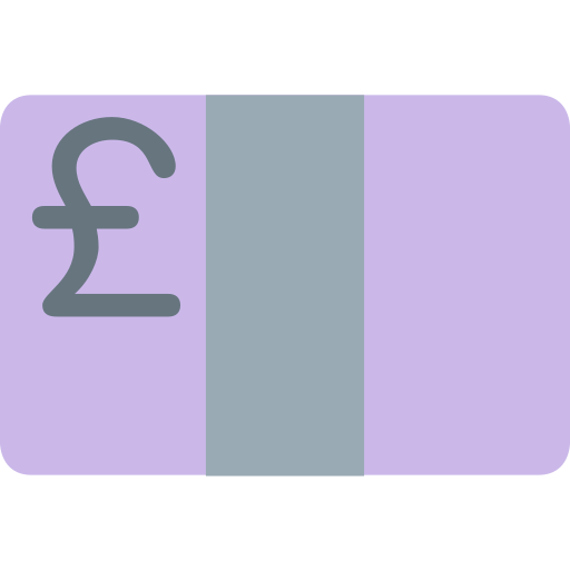 Pound Banknote as drawn by Twitter / X in Twemoji 2.1