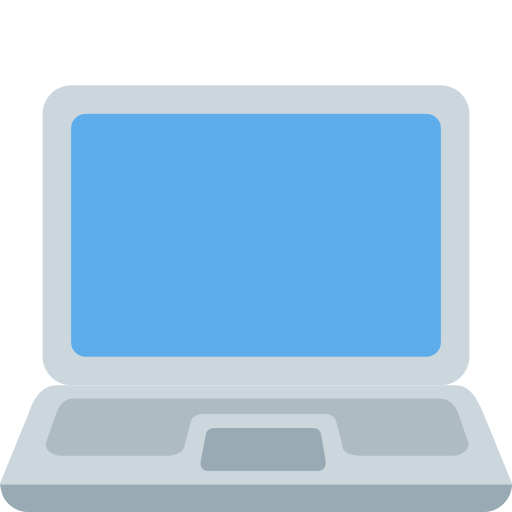 Computer Portatile as drawn by Twitter / X in Twemoji 2.1