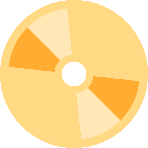 Dvd as drawn by Twitter / X in Twemoji 2.1