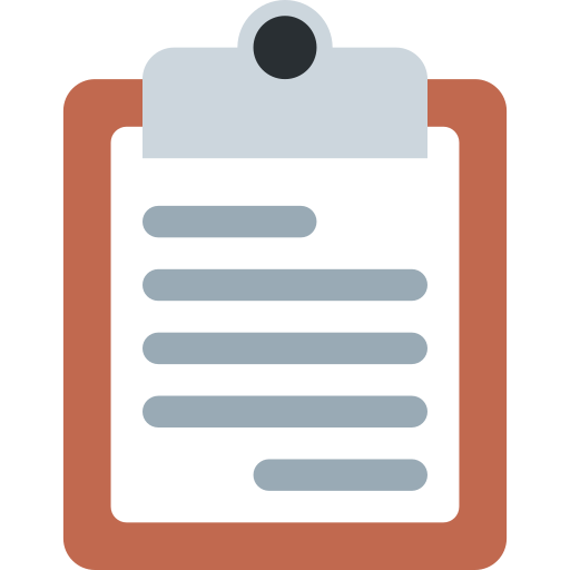 Clipboard as drawn by Twitter / X in Twemoji 2.1