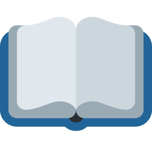 Open Book as drawn by Twitter / X in Twemoji 2.1