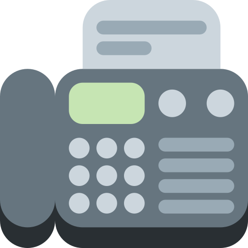 Fax Machine as drawn by Twitter / X in Twemoji 2.1