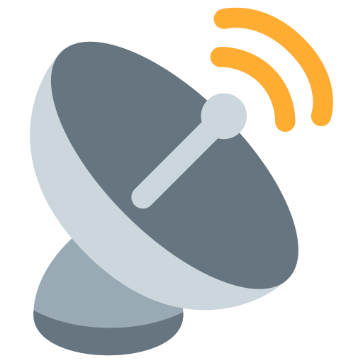 Satellite Antenna as drawn by Twitter / X in Twemoji 2.1