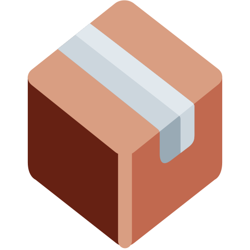 Package as drawn by Twitter / X in Twemoji 2.1
