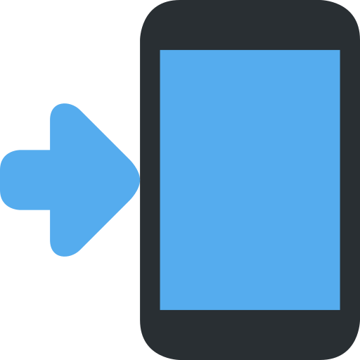 Telefone Celular Com Seta as drawn by Twitter / X in Twemoji 2.1