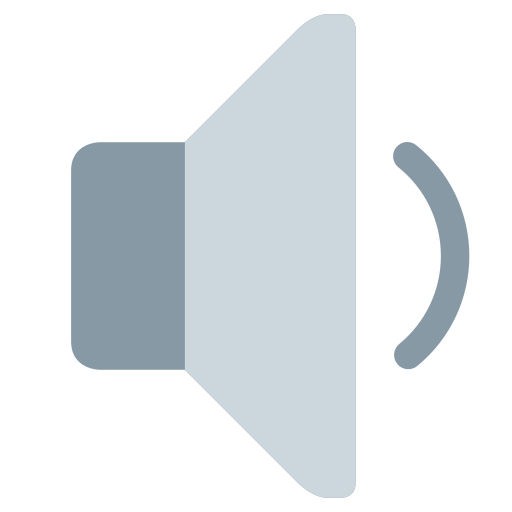 Speaker Medium Volume as drawn by Twitter / X in Twemoji 2.1