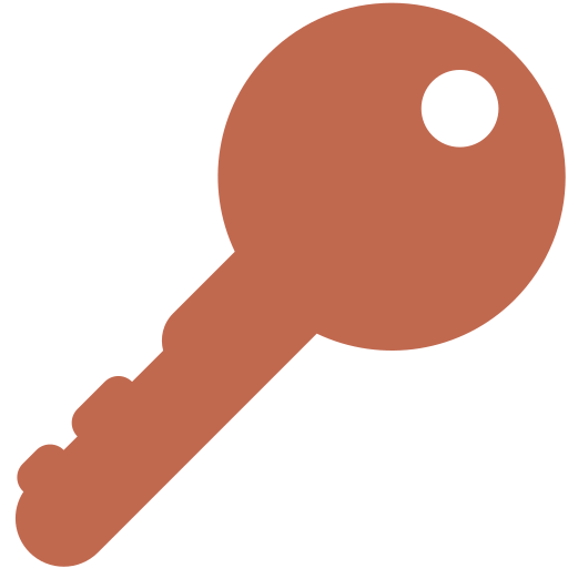 Key as drawn by Twitter / X in Twemoji 2.1