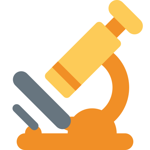 Mikroskop as drawn by Twitter / X in Twemoji 2.1