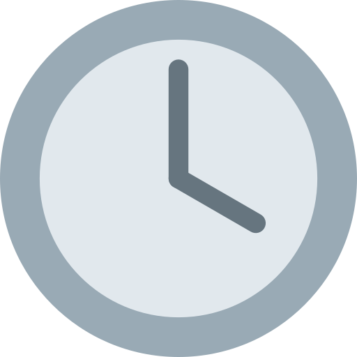 Four O’clock as drawn by Twitter / X in Twemoji 2.1