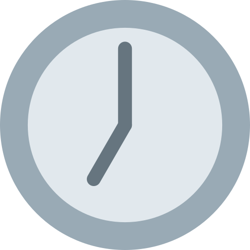 Seven O’clock as drawn by Twitter / X in Twemoji 2.1