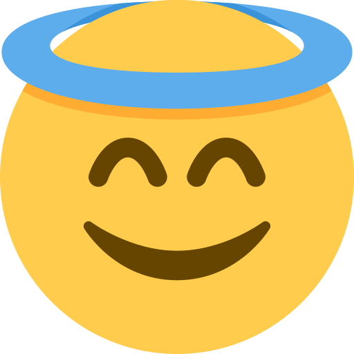 Smiling Face with Halo, the design in this release