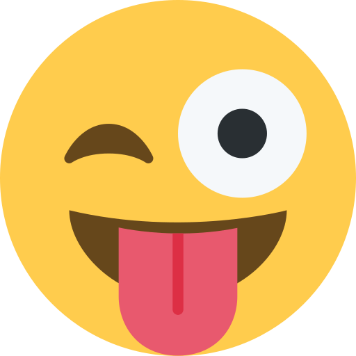 Winking Face with Tongue, the design in this release