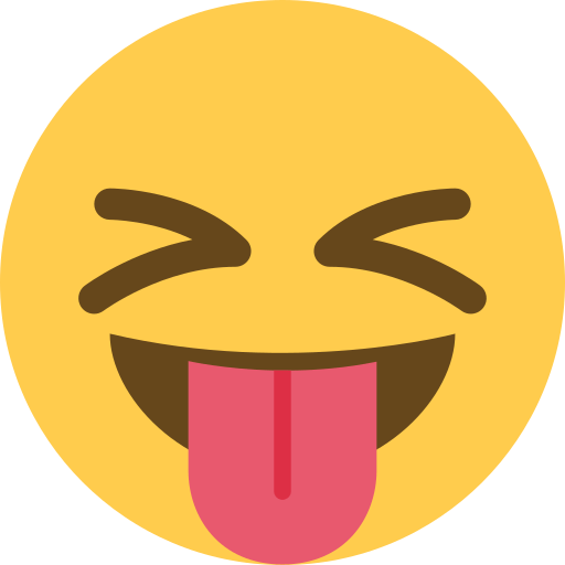 Squinting Face with Tongue, the design in this release