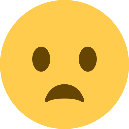 Frowning Face with Open Mouth, the design in this release