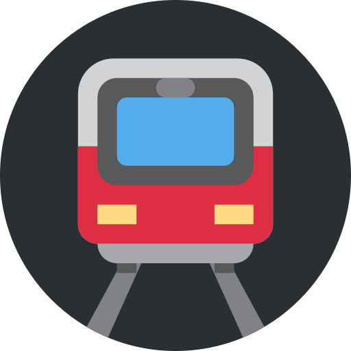 Metro as drawn by Twitter / X in Twemoji 2.1