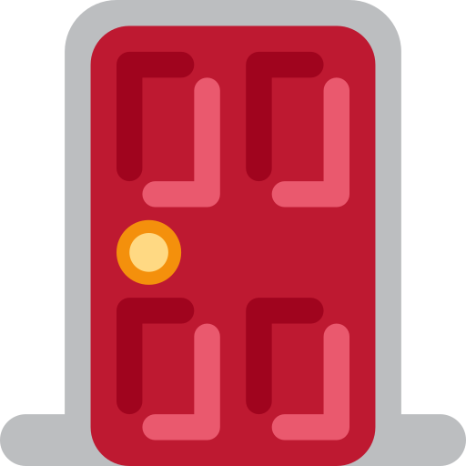 Door as drawn by Twitter / X in Twemoji 2.1