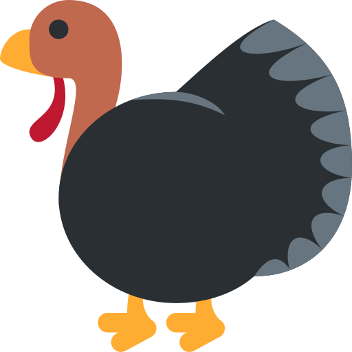 Turkey as drawn by Twitter / X in Twemoji 2.1