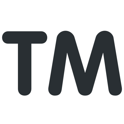Trade Mark as drawn by Twitter / X in Twemoji 2.1