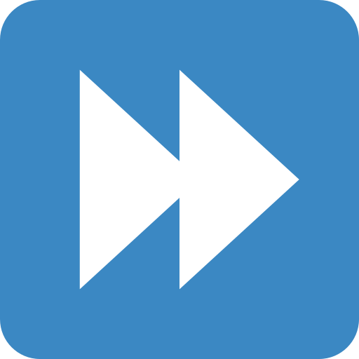Fast-Forward Button as drawn by Twitter / X in Twemoji 2.1