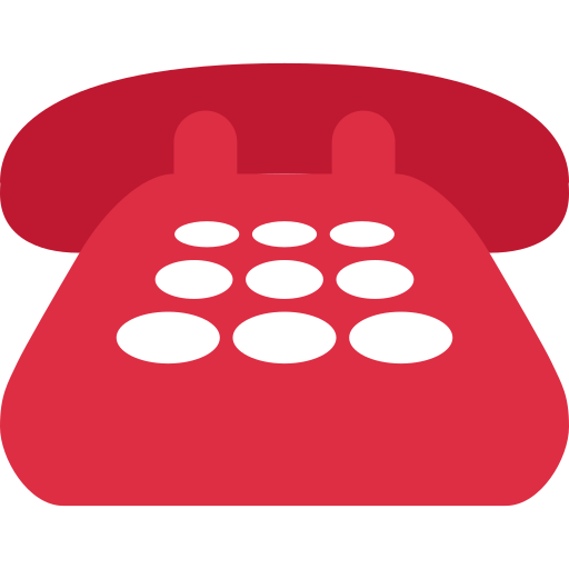 Telephone as drawn by Twitter / X in Twemoji 2.1