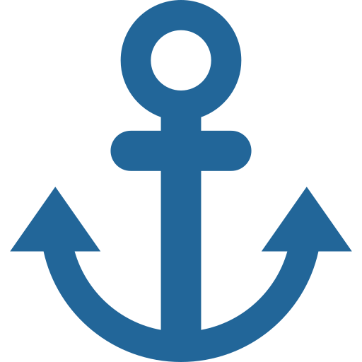 Anchor as drawn by Twitter / X in Twemoji 2.1