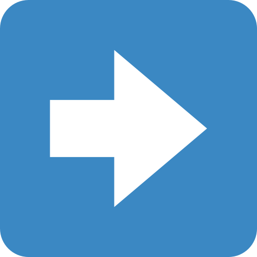 Right Arrow as drawn by Twitter / X in Twemoji 2.1
