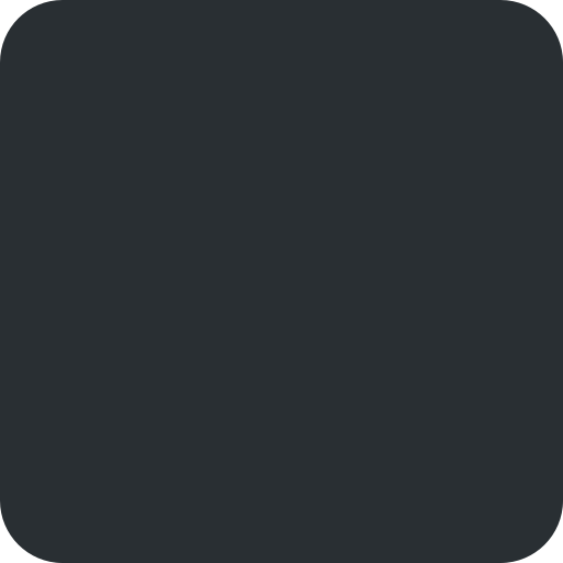 Black Large Square as drawn by Twitter / X in Twemoji 2.1