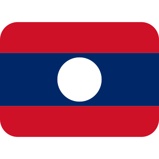 Flag: Laos as drawn by Twitter / X in Twemoji 2.2.1