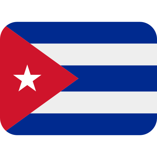 Flag: Cuba as drawn by Twitter / X in Twemoji 2.2.2