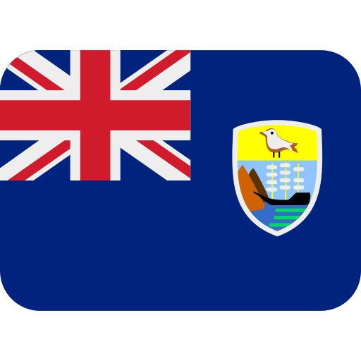 Flag: St. Helena as drawn by Twitter / X in Twemoji 2.2.2