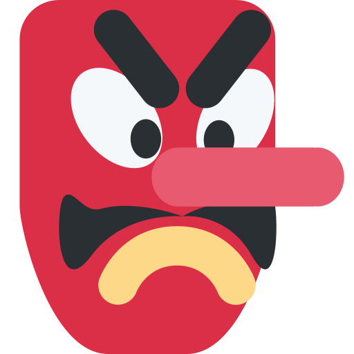 Goblin as drawn by Twitter / X in Twemoji 2.2.2