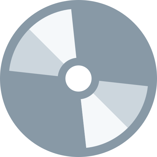 Optical Disk as drawn by Twitter / X in Twemoji 2.2.2