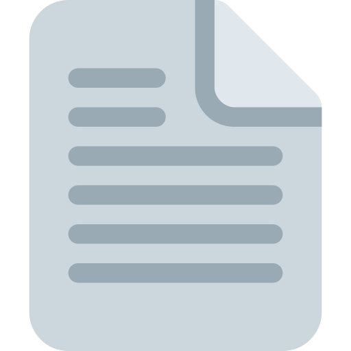 Page Facing up as drawn by Twitter / X in Twemoji 2.2.2
