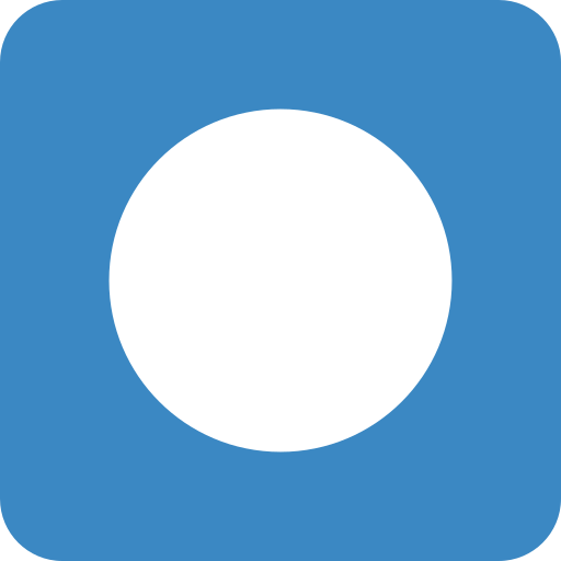 Record Button as drawn by Twitter / X in Twemoji 2.2.2