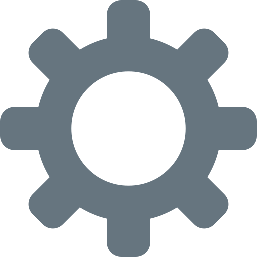 Gear as drawn by Twitter / X in Twemoji 2.2.2