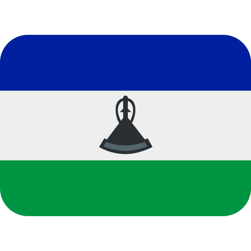 Flag: Lesotho as drawn by Twitter / X in Twemoji 2.2.3