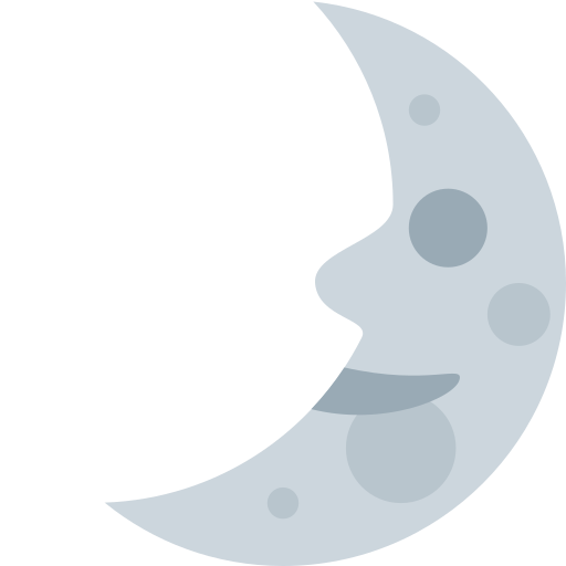 First Quarter Moon Face, the previous design