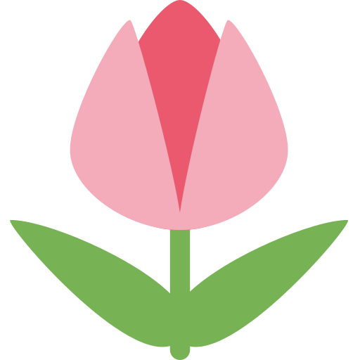 Tulipano as drawn by Twitter / X in Twemoji 2.2.3