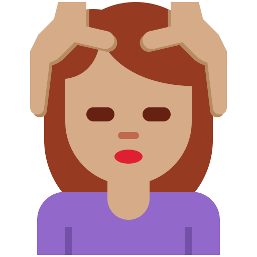 Person Getting Massage: Medium Skin Tone, the previous design