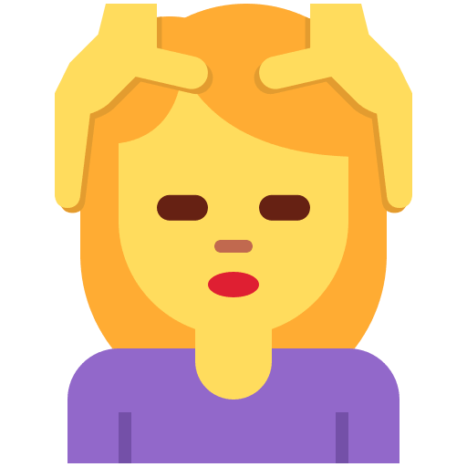 Woman Getting Massage, the previous design