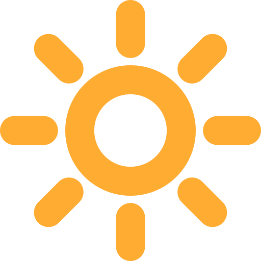 Bright Button as drawn by Twitter / X in Twemoji 2.2.3